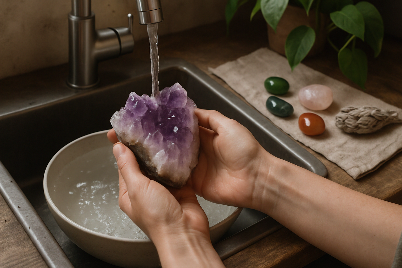 How to Cleanse Crystals: Complete Beginner's Guide