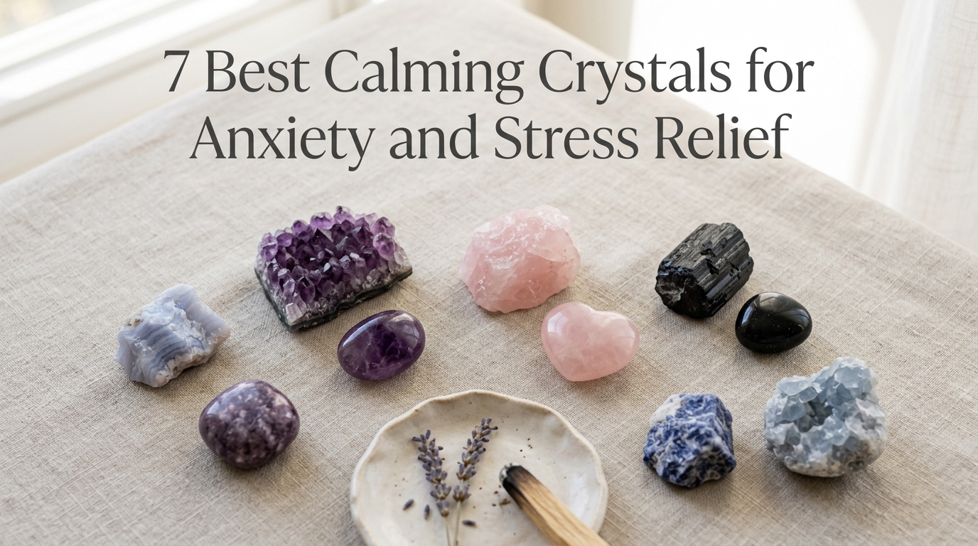 7 Best Calming Crystals for Anxiety and Stress Relief