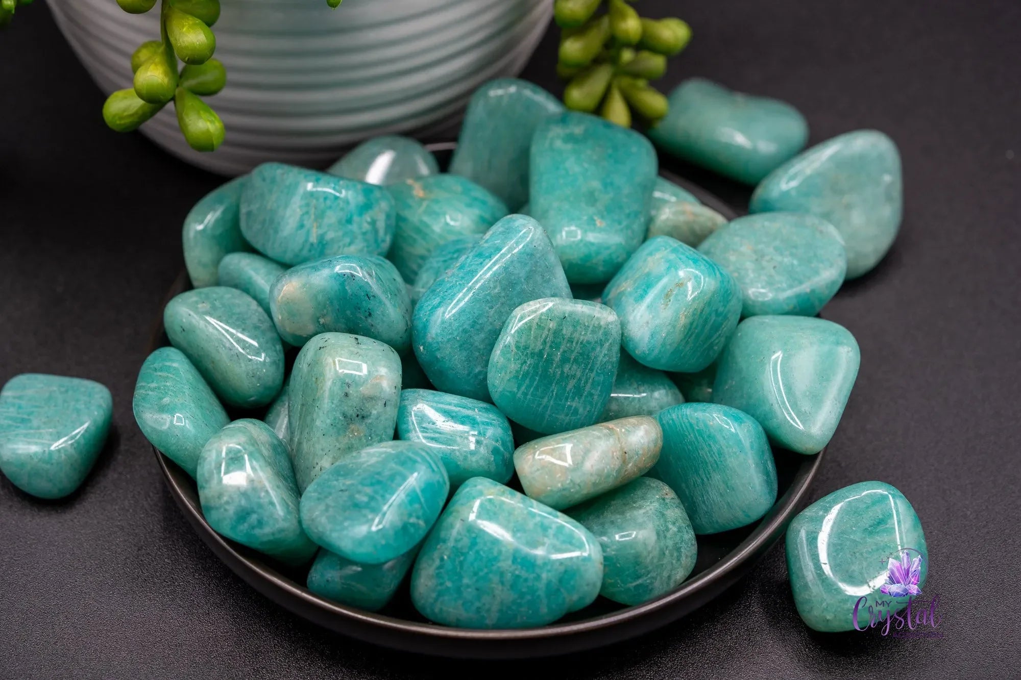 Amazonite Tumble from Mozambique - My Crystal Addiction