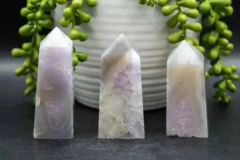 Amethyst Agate Tower 3" - My Crystal Addiction