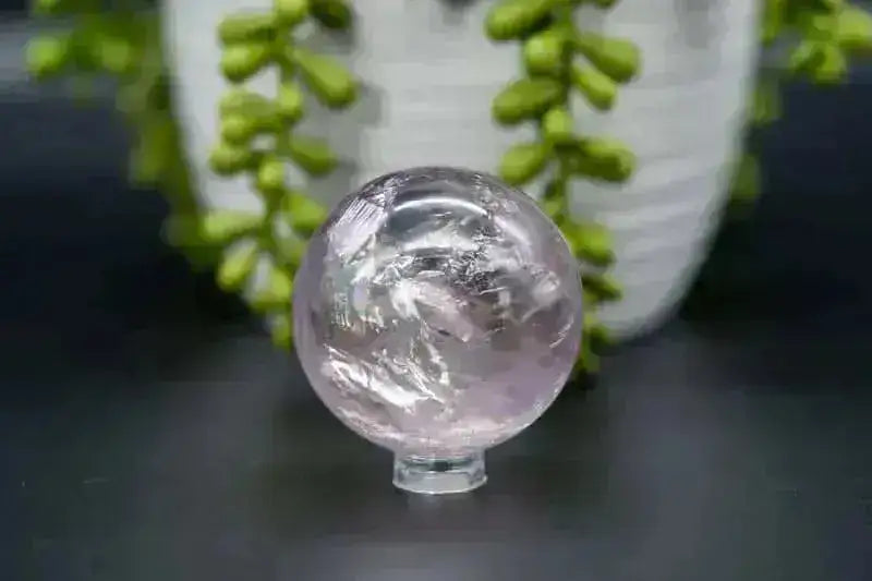 Amethyst Sphere w/Rainbows 51mm/2" - My Crystal Addiction