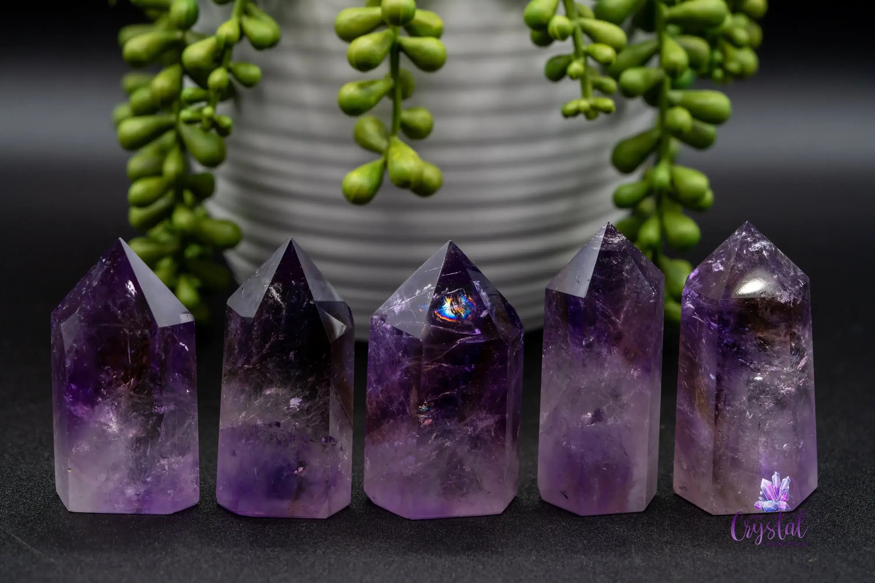 Ametrine Tower from Bolivia - My Crystal Addiction