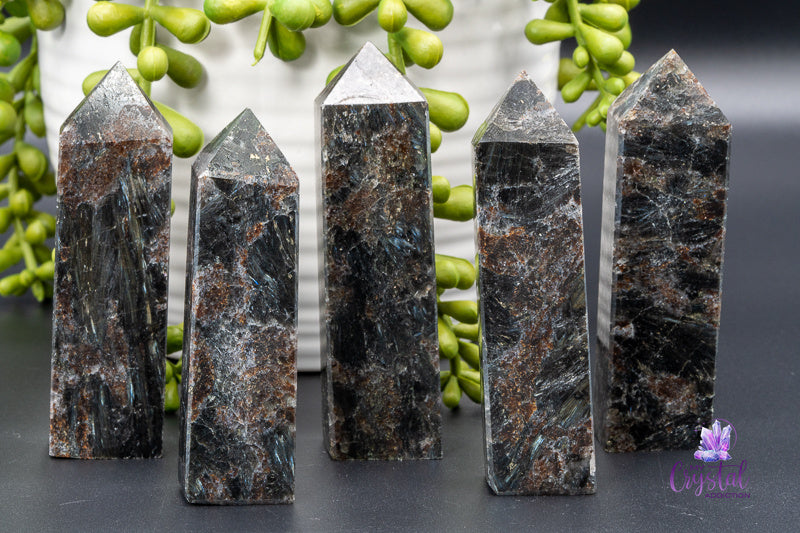 Astrophyllite Tower - Crown Chakra - My Crystal Addiction