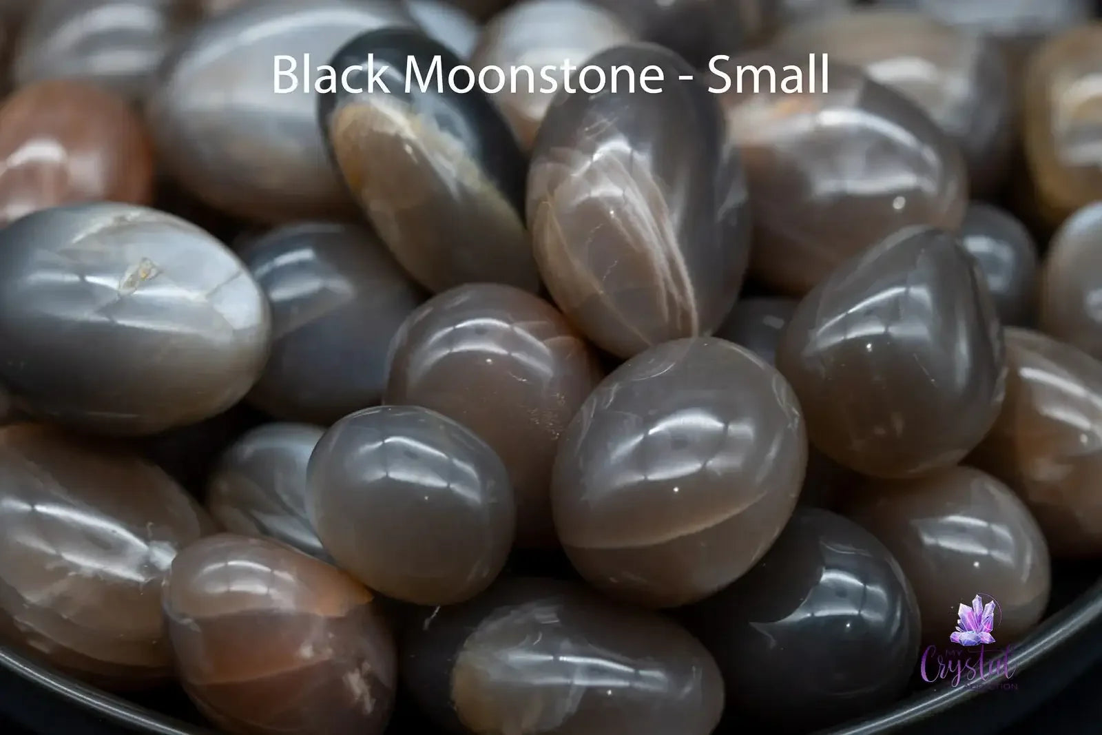 Black Moonstone Tumble - My Crystal Addiction