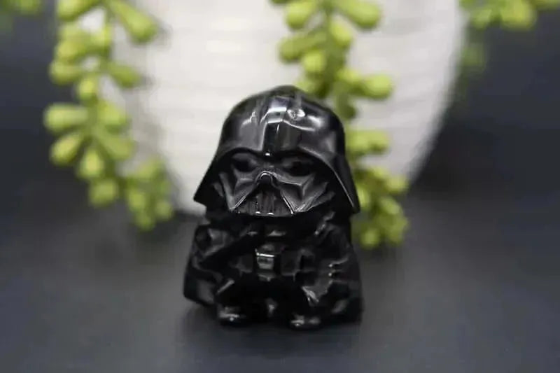 Black Obsidian - Darth Vader 2" Carving - My Crystal Addiction