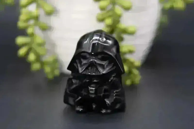 Black Obsidian - Darth Vader 2" Carving - My Crystal Addiction