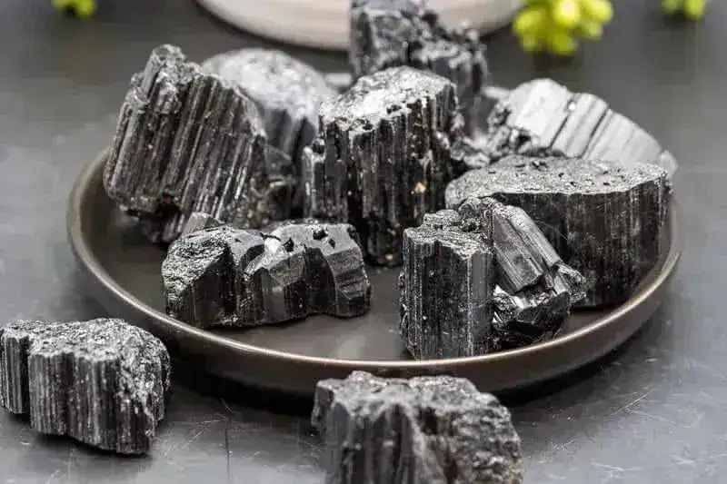 Black Tourmaline Raw - My Crystal Addiction