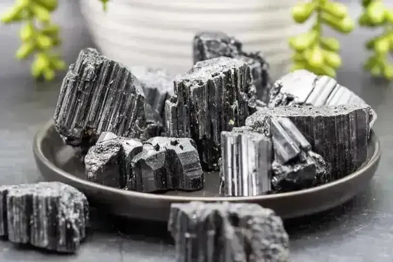 Black Tourmaline Raw - My Crystal Addiction