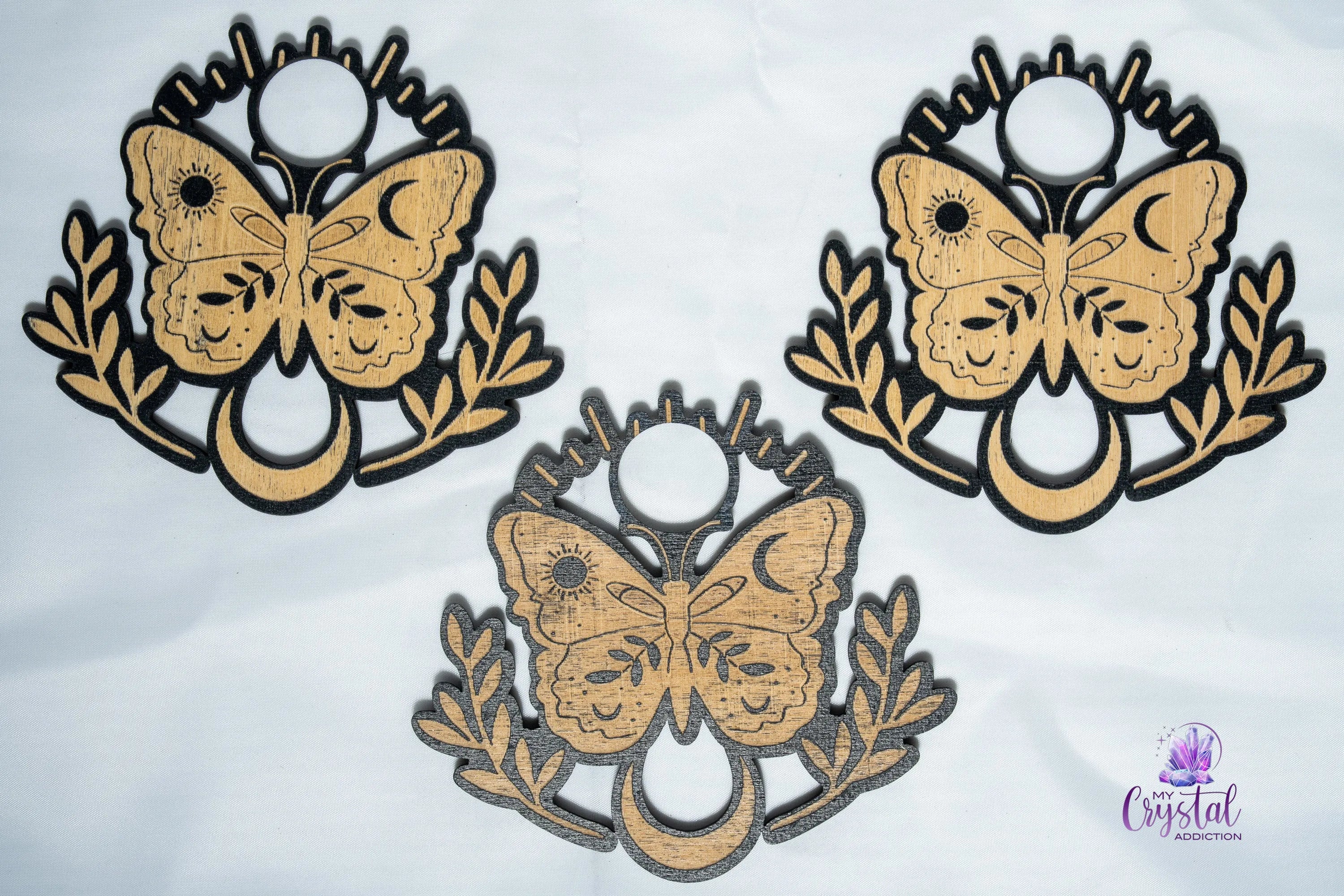 Butterfly Moon Sphere Stand - My Crystal Addiction