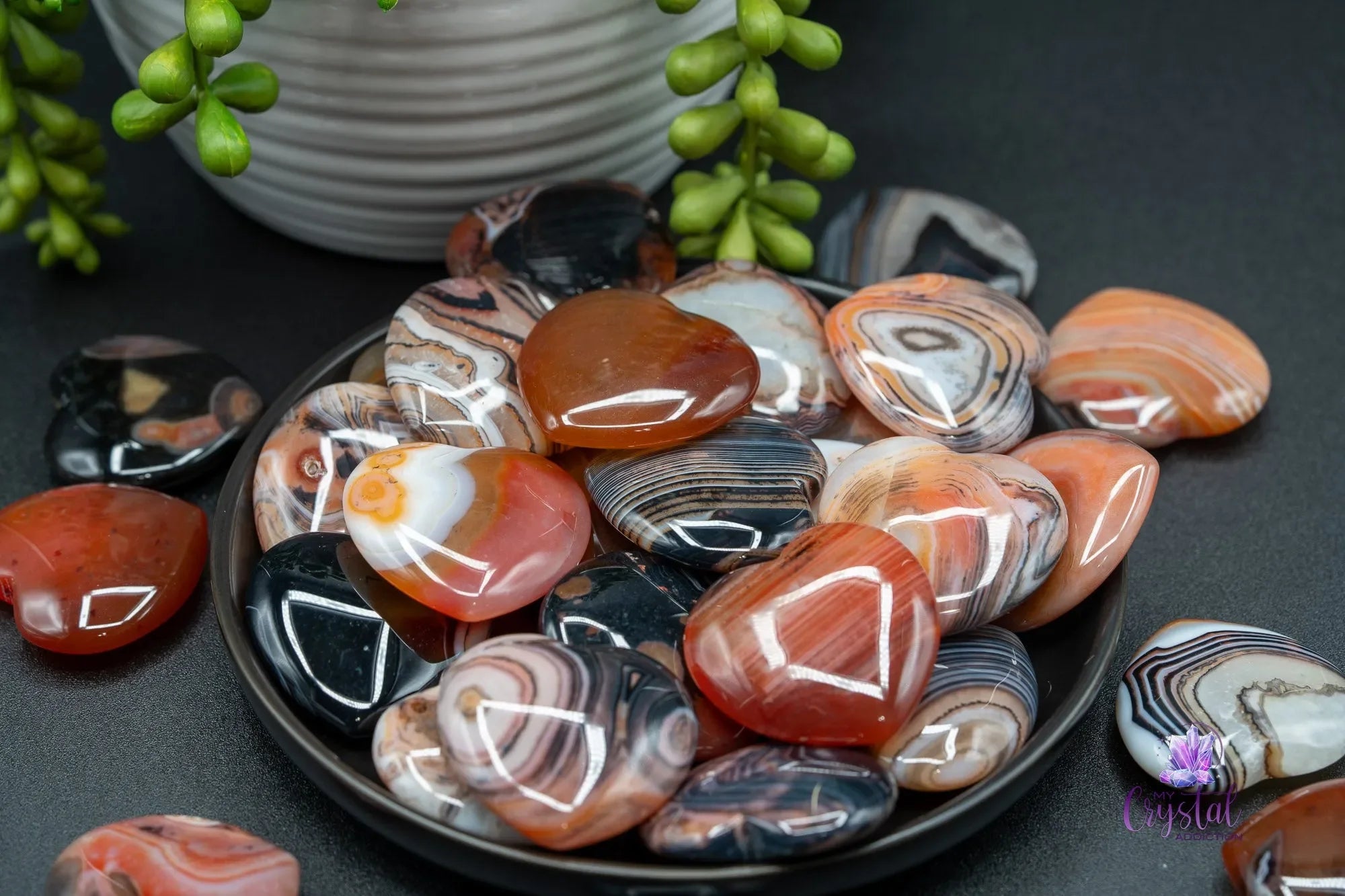 Carnelian Heart Carving 1.3" - My Crystal Addiction