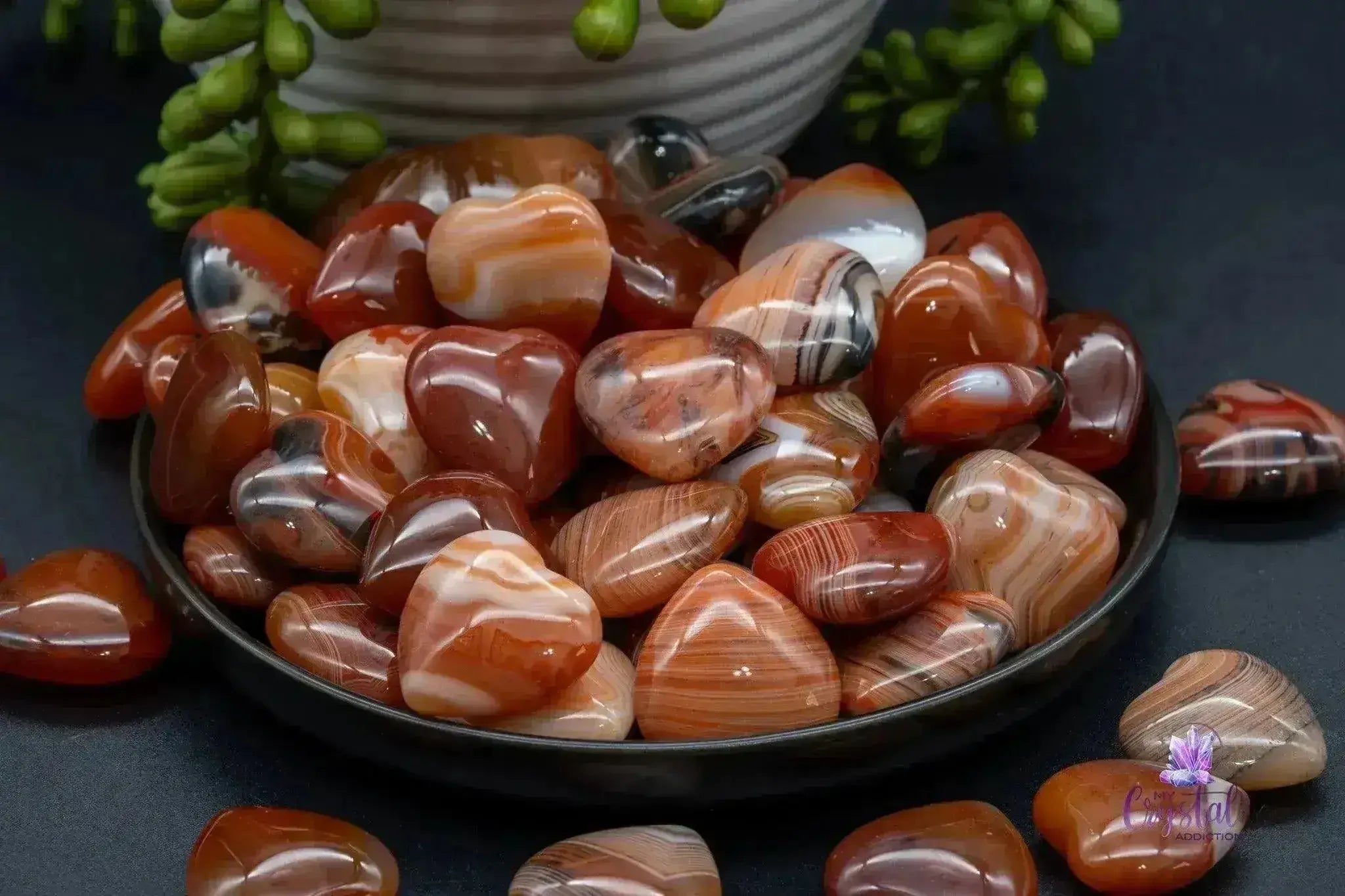 Carnelian Heart Carving 1" - My Crystal Addiction