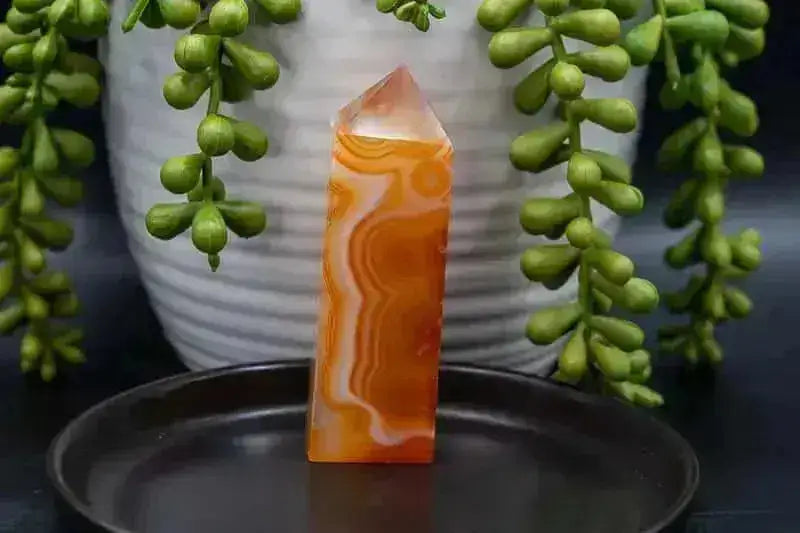 Carnelian Brazilian Tower 3" - My Crystal Addiction