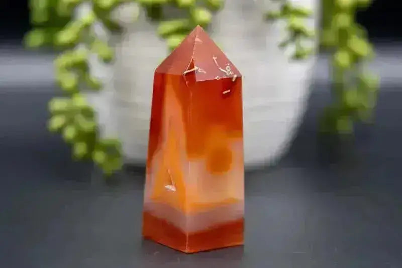 Carnelian Brazilian Tower 3.5" - My Crystal Addiction