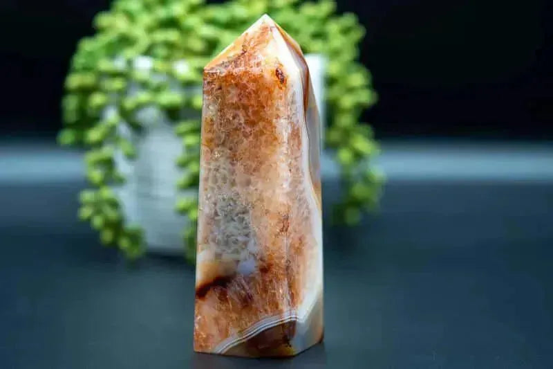 Carnelian Brazilian Tower 6" - My Crystal Addiction