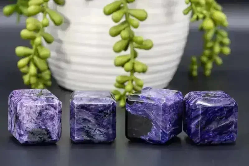 Charoite Cube 1" - My Crystal Addiction