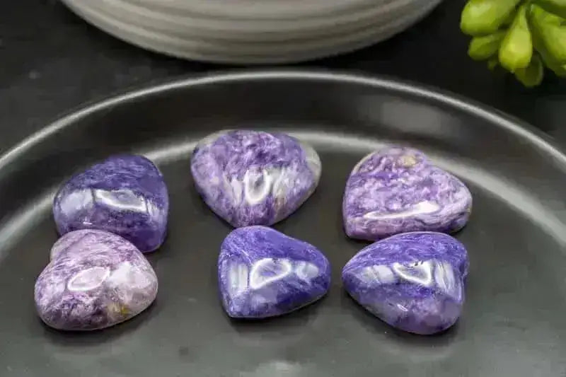 Charoite Heart - My Crystal Addiction