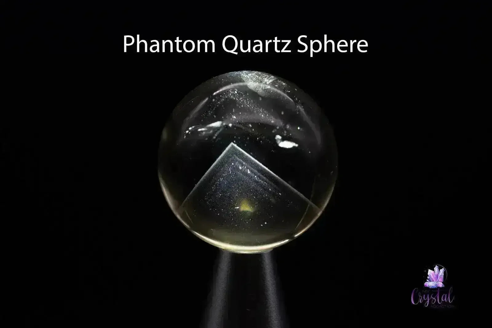 Citrine Phantom Quartz Sphere - 1.1"/32mm - My Crystal Addiction