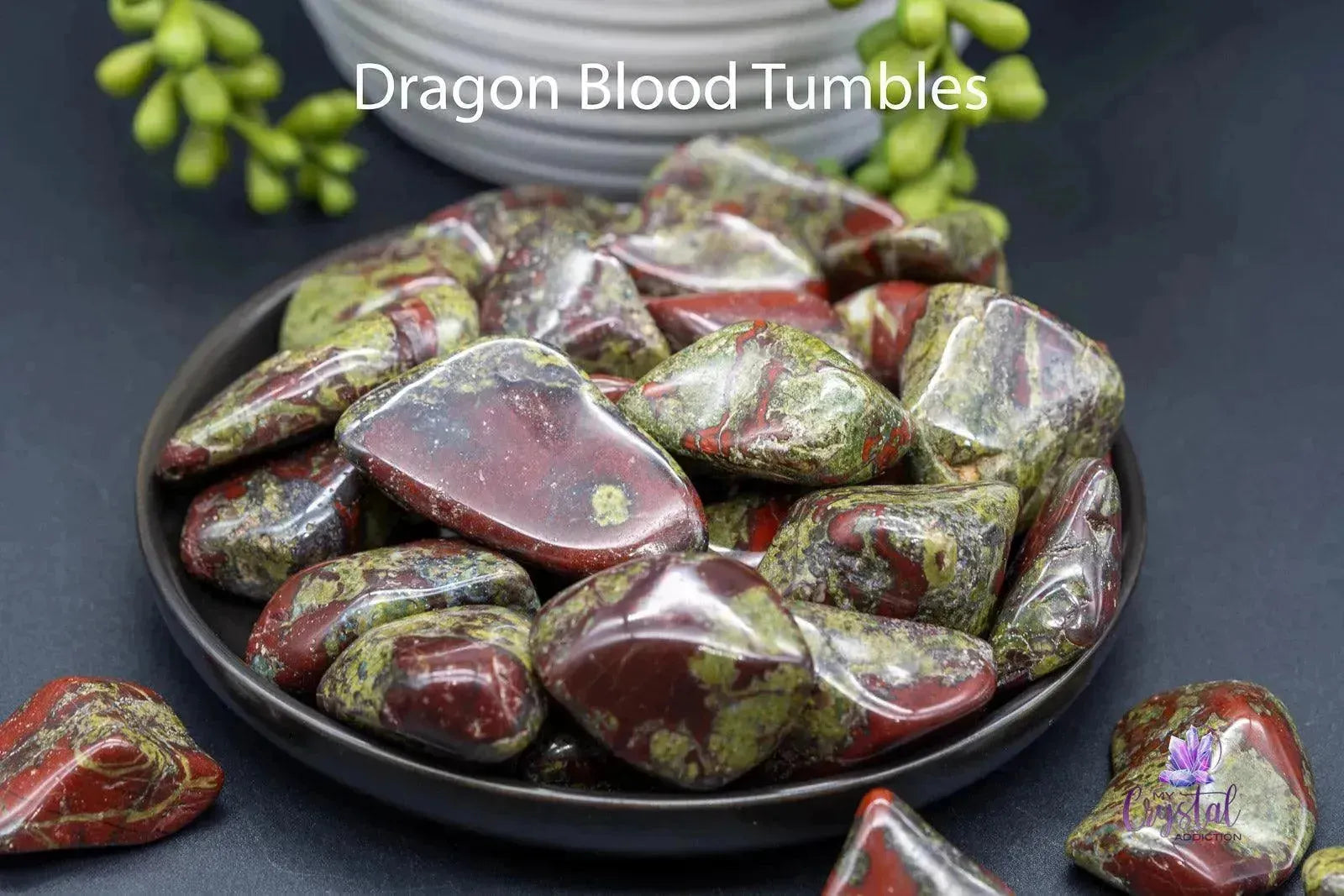 Dragon Blood Jasper Tumble - My Crystal Addiction