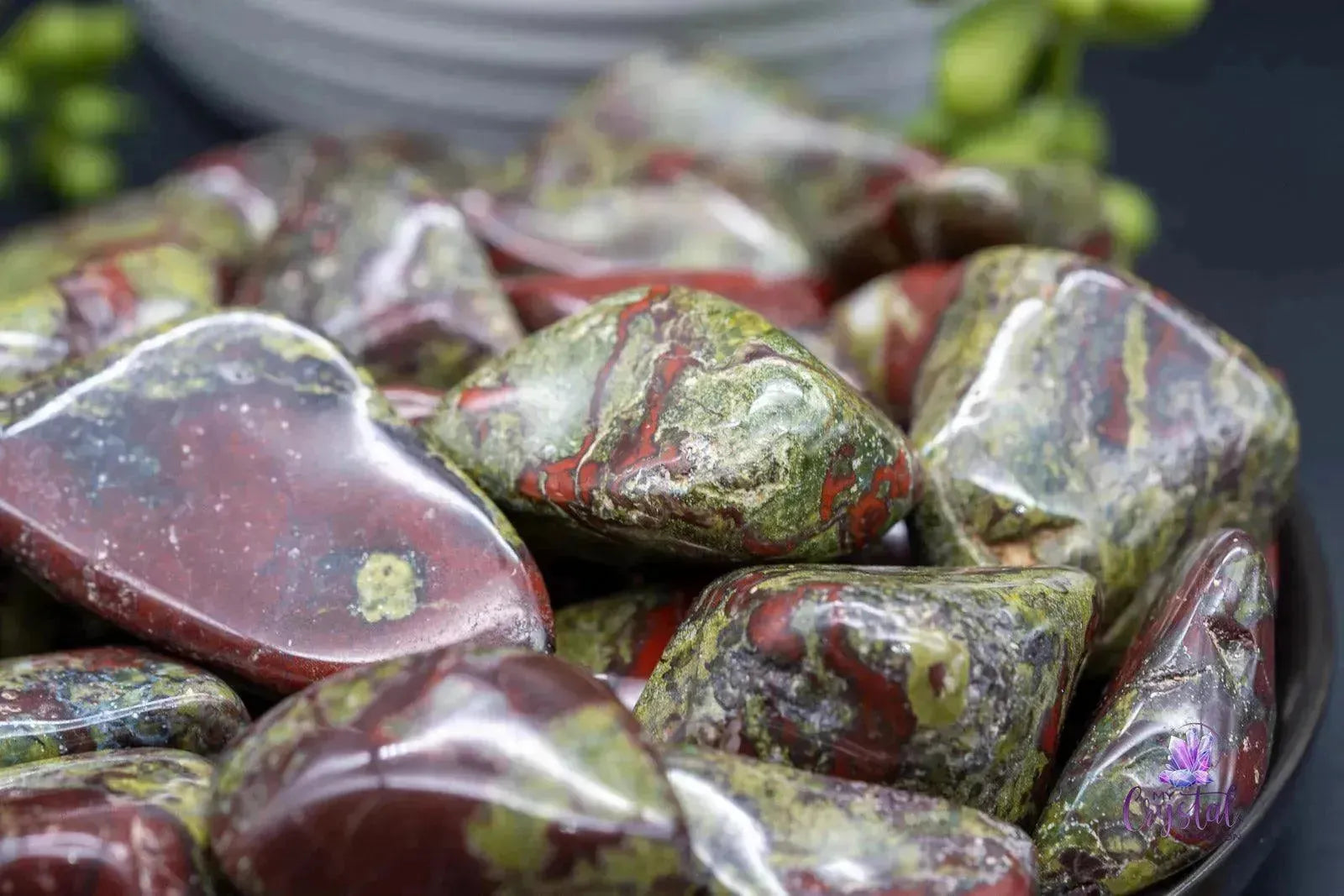 Dragon Blood Jasper Tumble - My Crystal Addiction