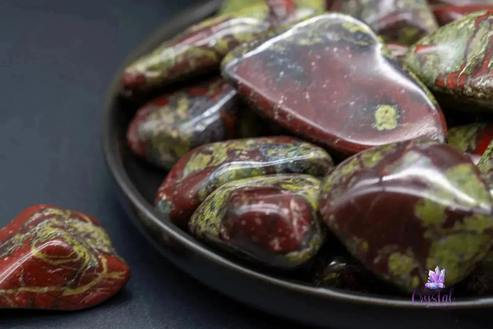 Dragon Blood Jasper Tumble - My Crystal Addiction
