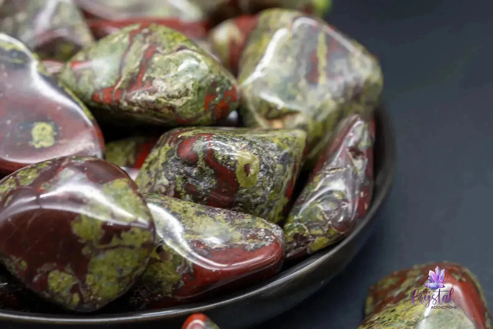Dragon Blood Jasper Tumble - My Crystal Addiction