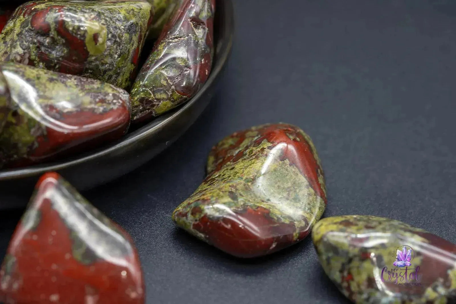 Dragon Blood Jasper Tumble - My Crystal Addiction