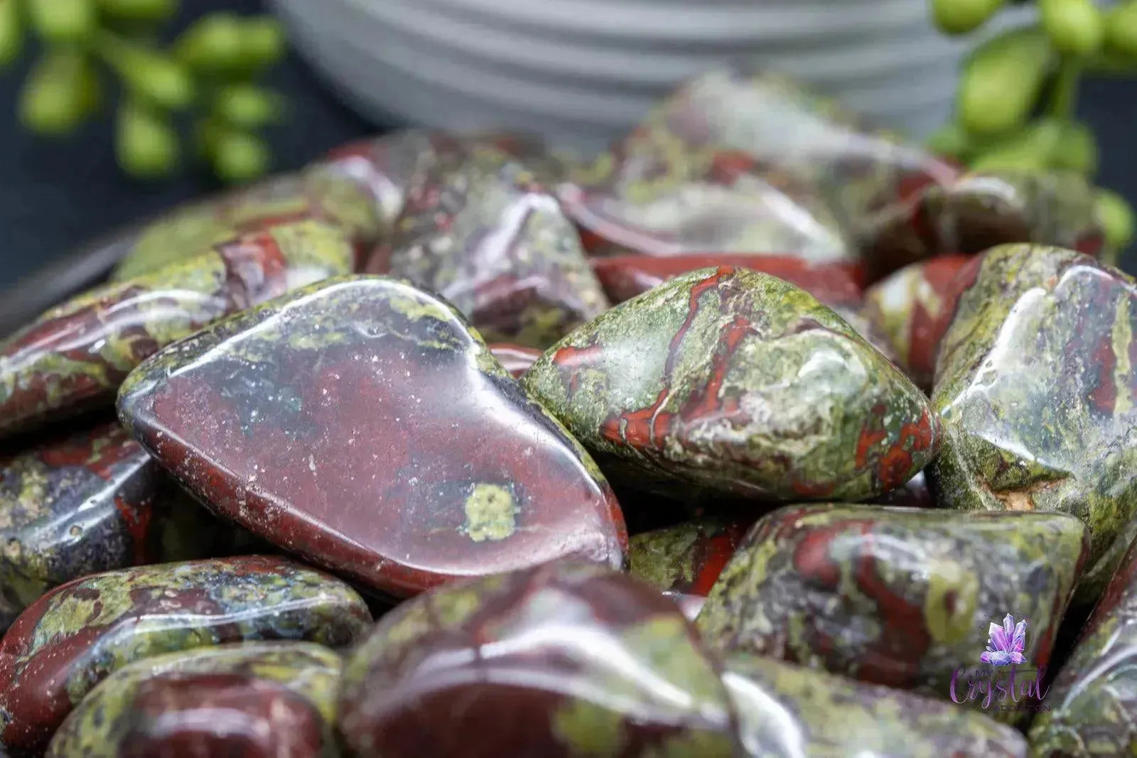 Dragon Blood Jasper Tumble - My Crystal Addiction