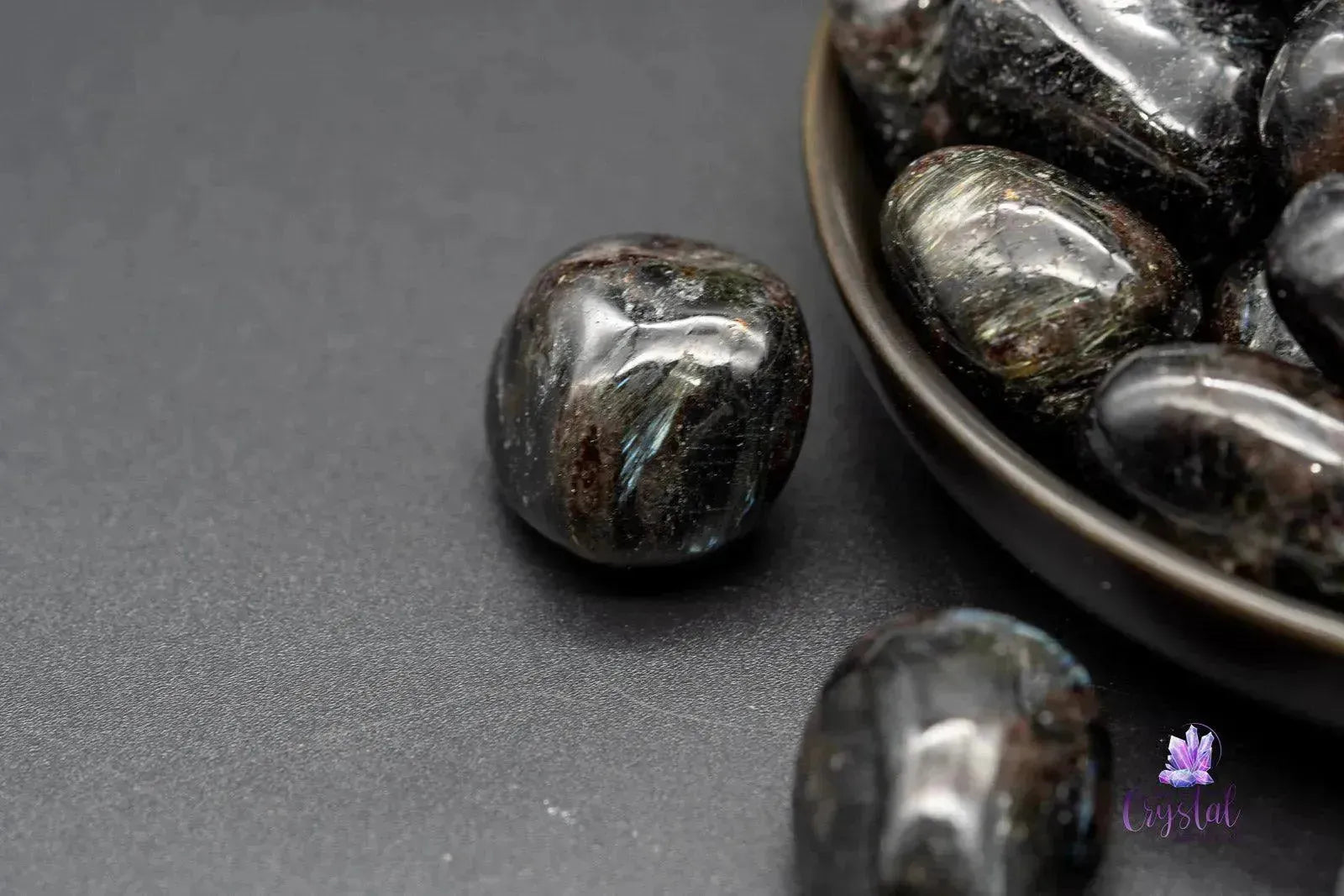 Arfvedsonite Tumble - My Crystal Addiction