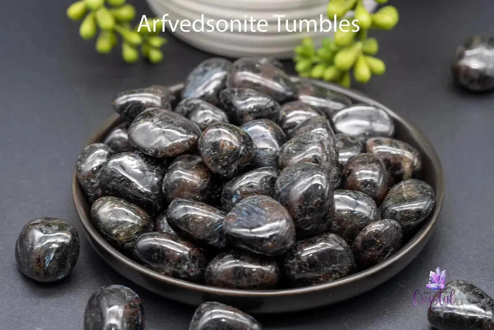 Arfvedsonite Tumble - My Crystal Addiction