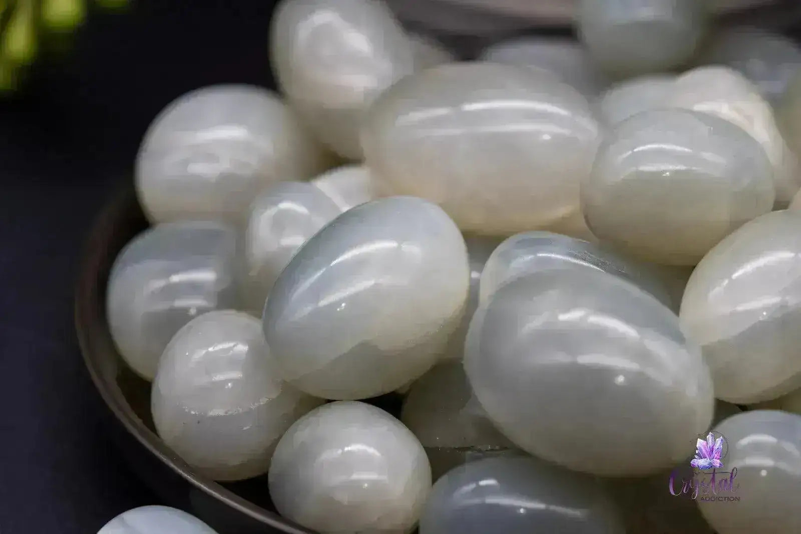 Green Moonstone Tumble - My Crystal Addiction