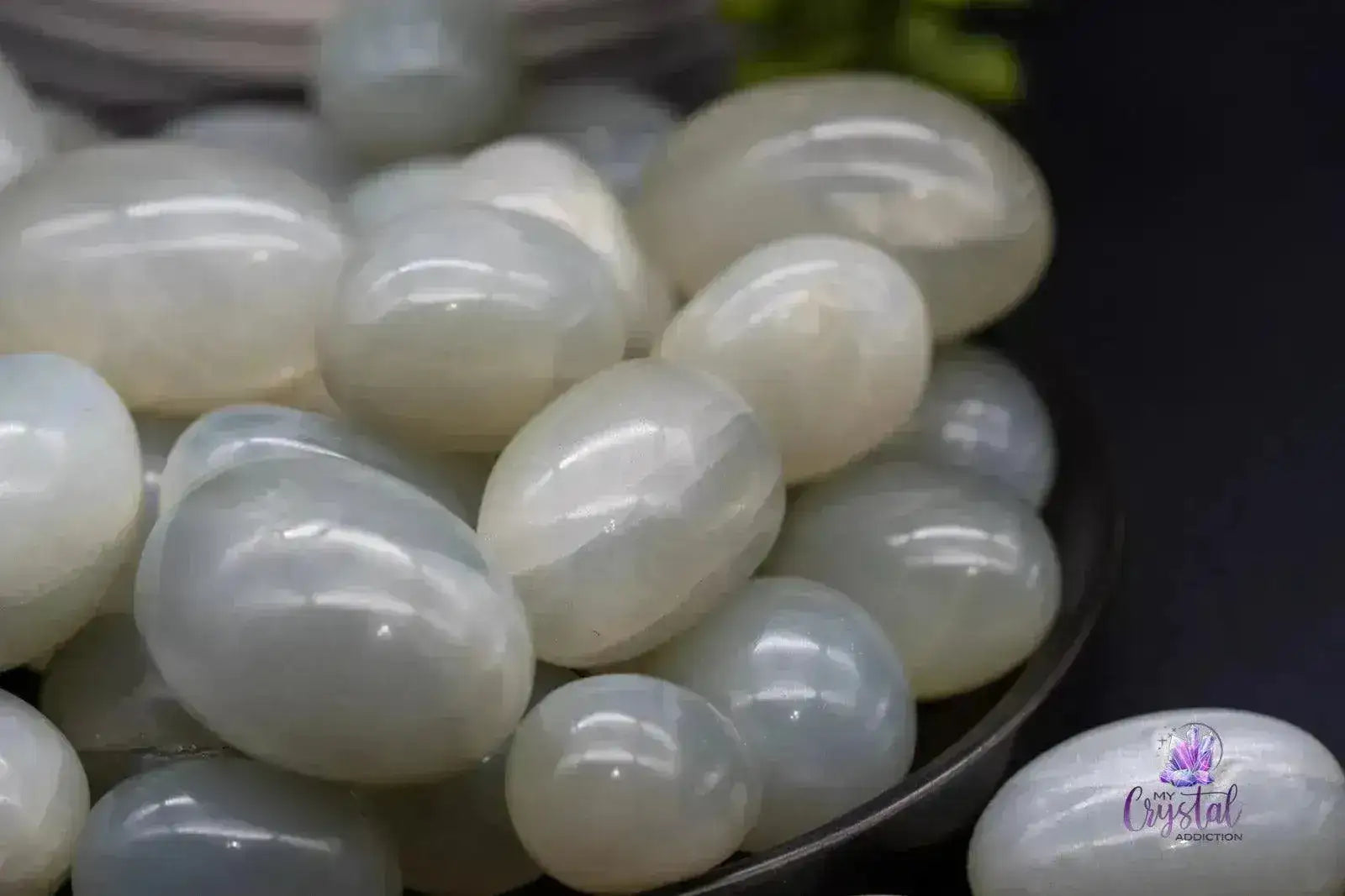 Green Moonstone Tumble - My Crystal Addiction