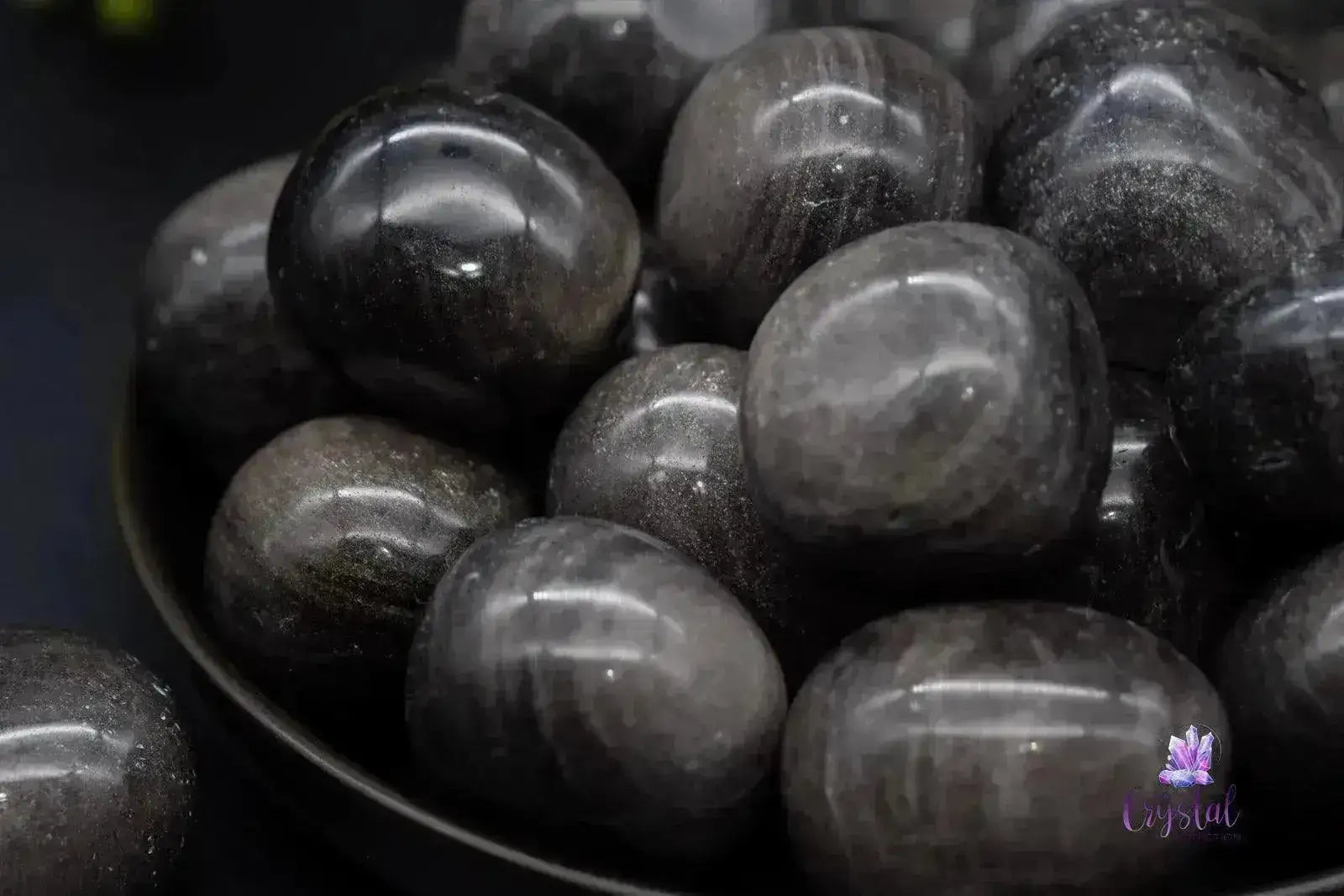 Silver Sheen Obsidian Tumble - My Crystal Addiction