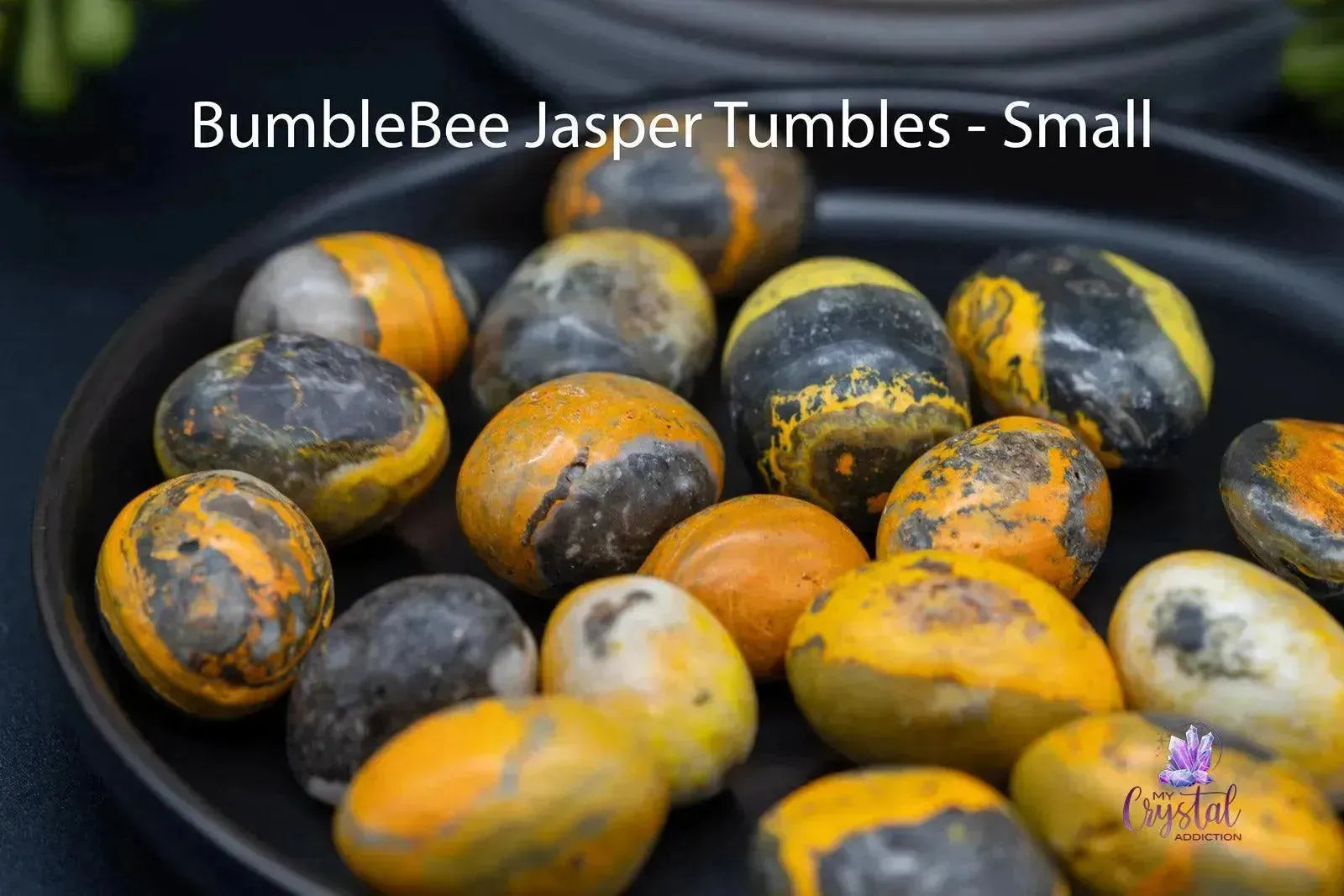 Bumblebee Jasper Tumble - My Crystal Addiction