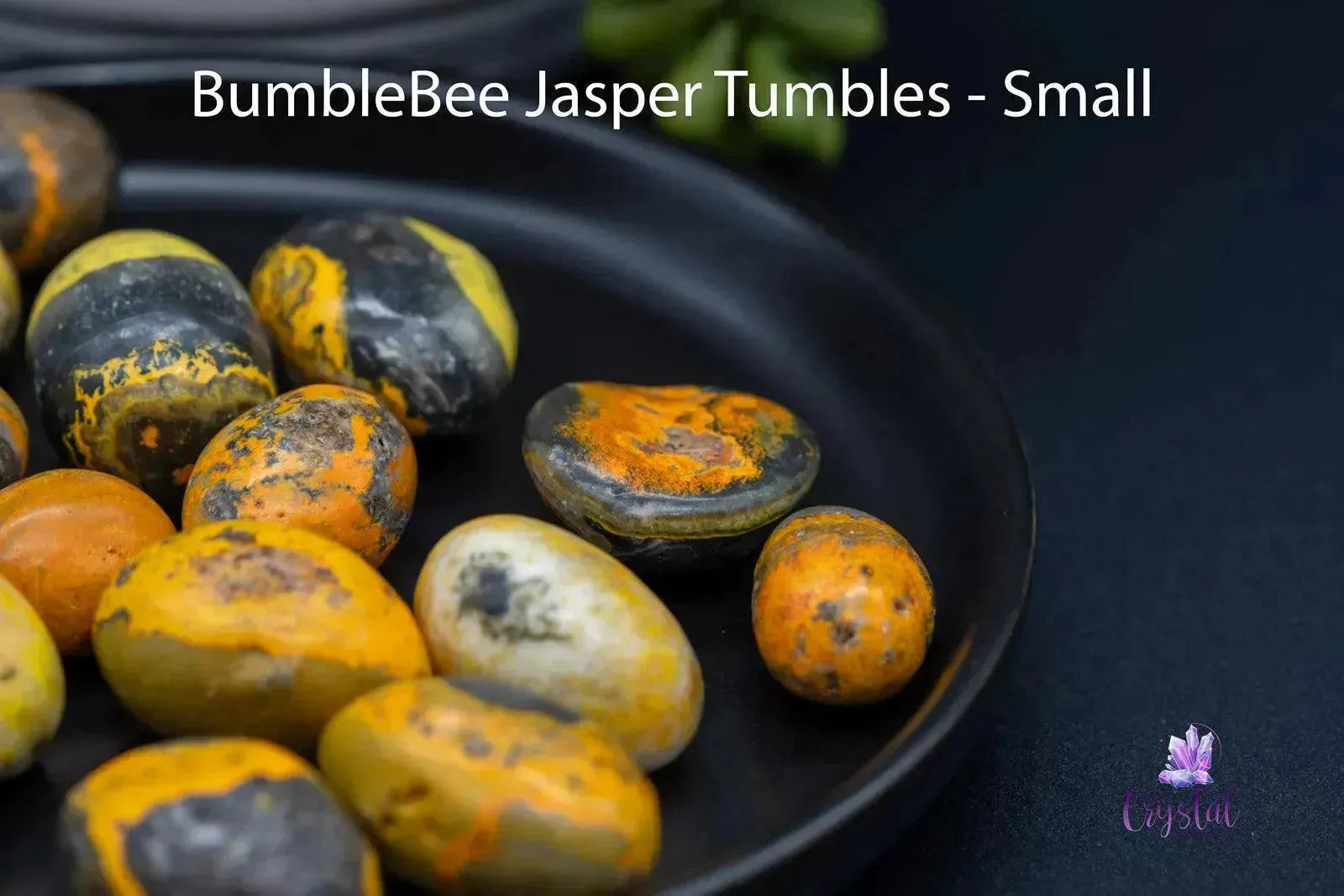 Bumblebee Jasper Tumble - My Crystal Addiction