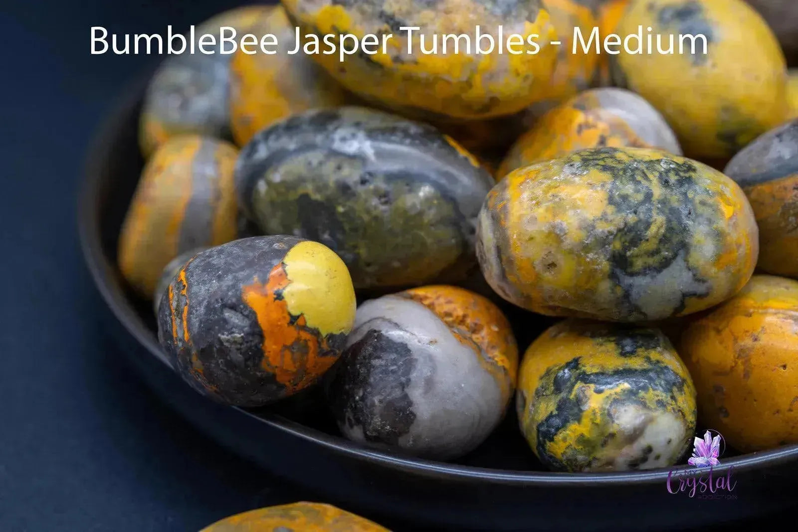 Bumblebee Jasper Tumble - My Crystal Addiction