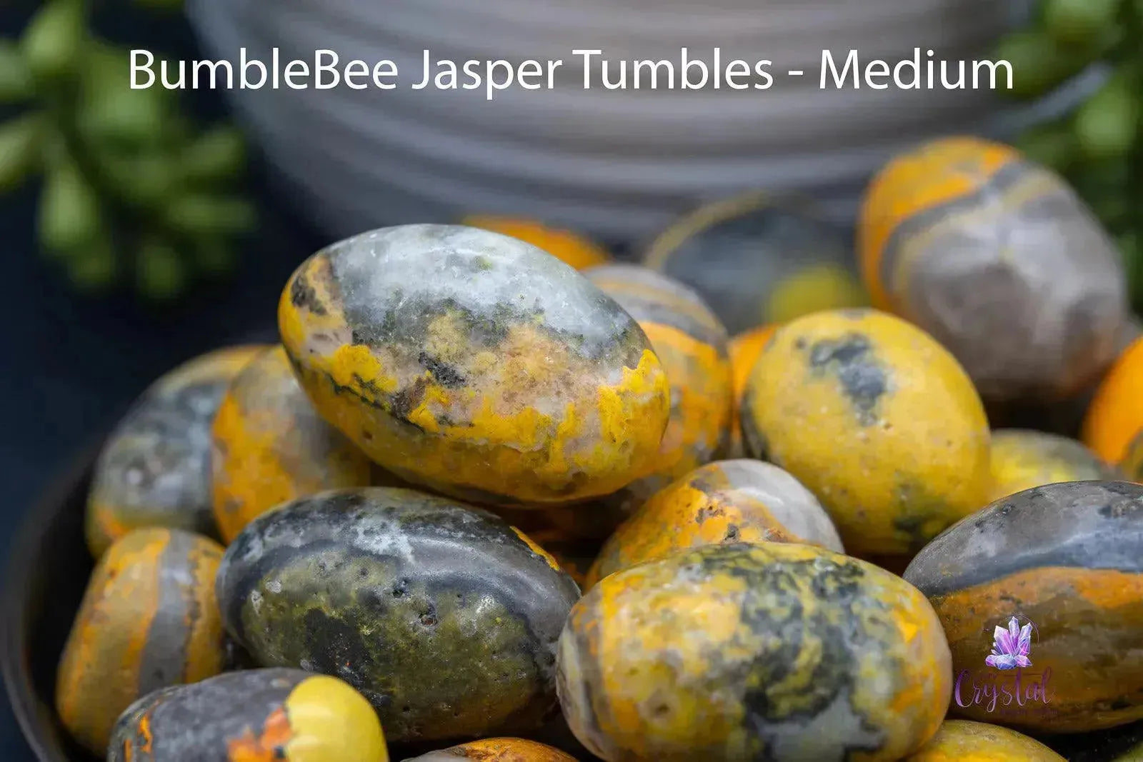Bumblebee Jasper Tumble - My Crystal Addiction