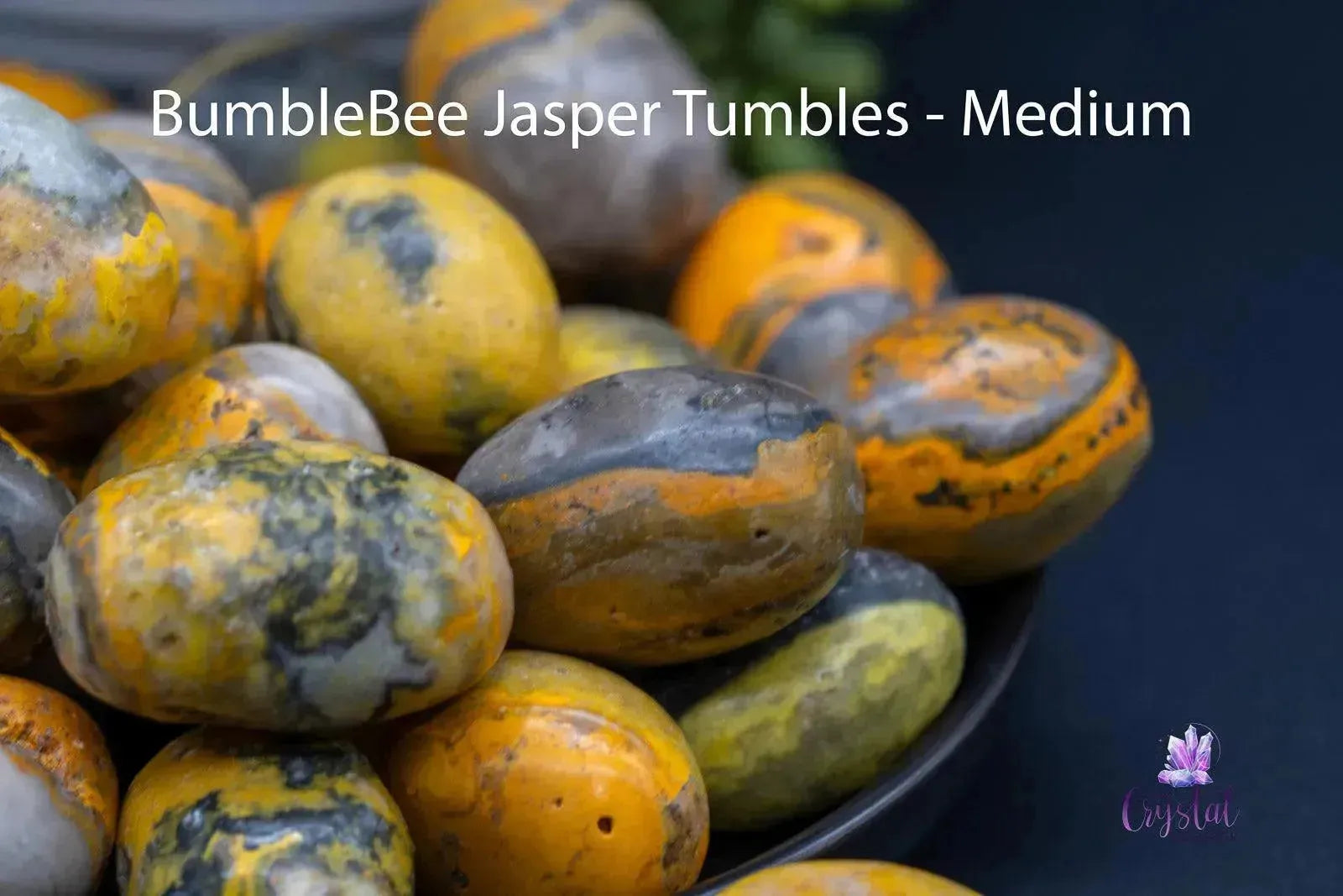 Bumblebee Jasper Tumble - My Crystal Addiction