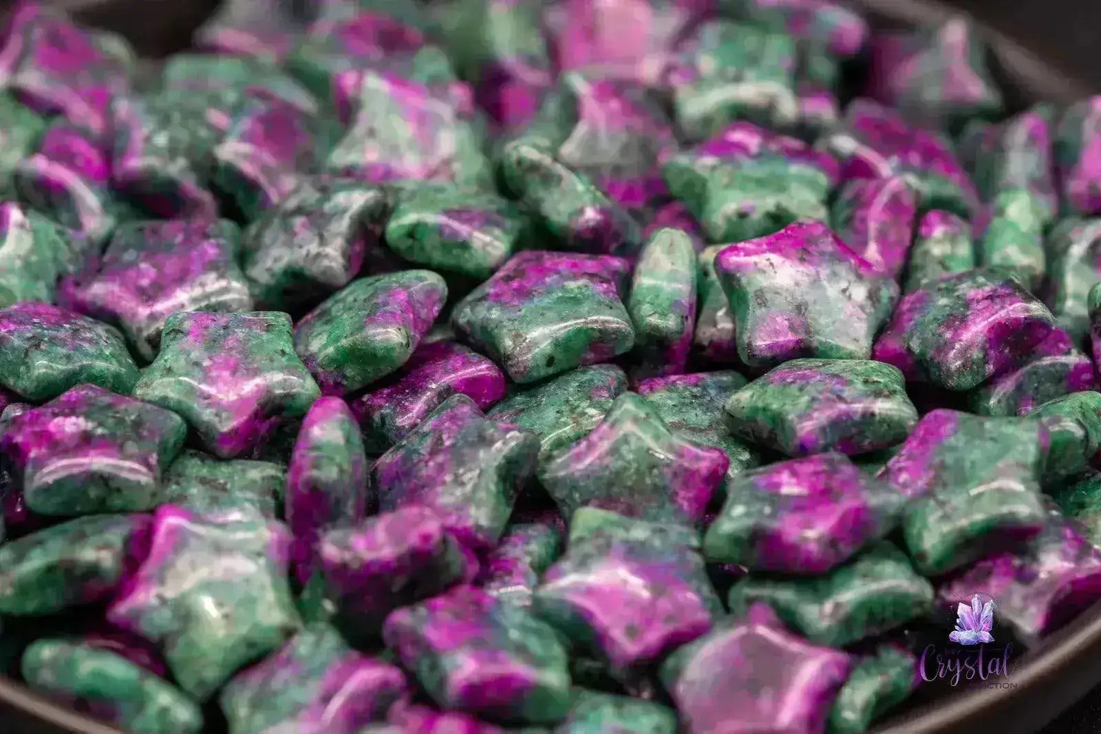 Ruby Zoisite Star Carving - My Crystal Addiction