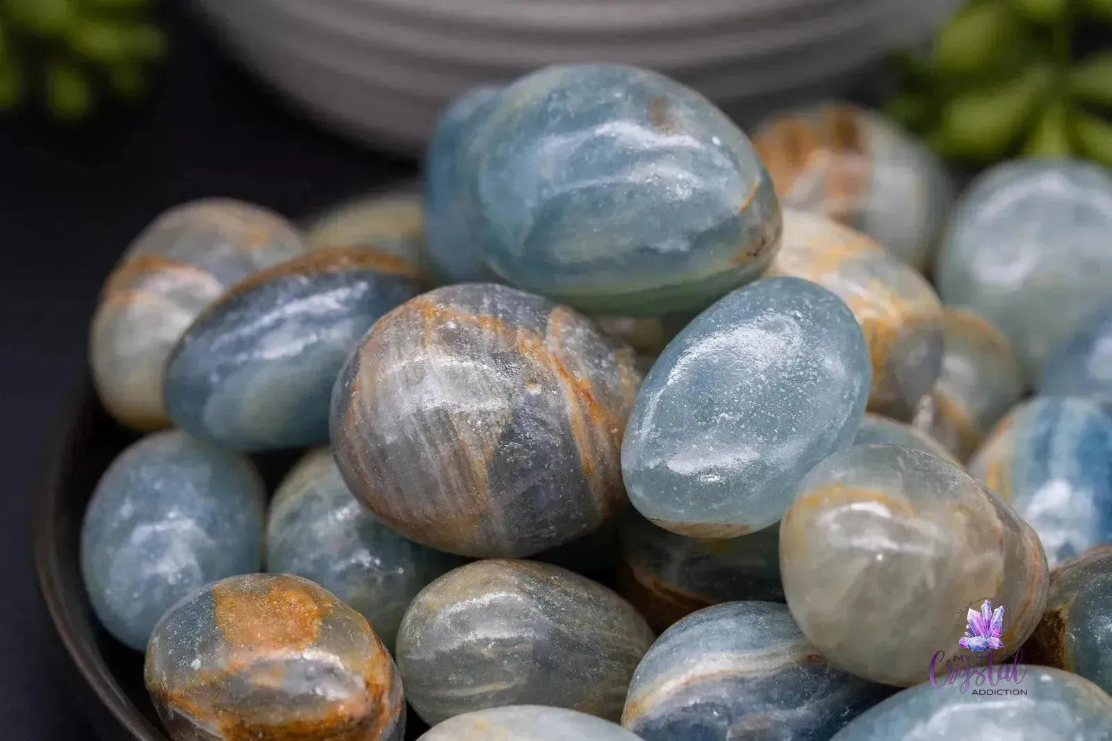 Blue Onyx Tumble - My Crystal Addiction
