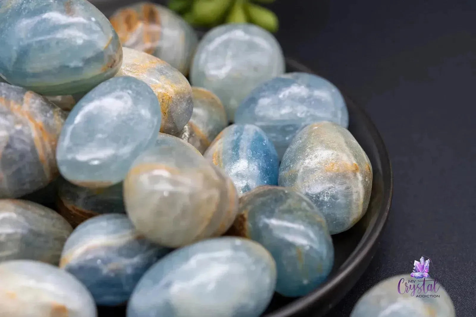 Blue Onyx Tumble - My Crystal Addiction