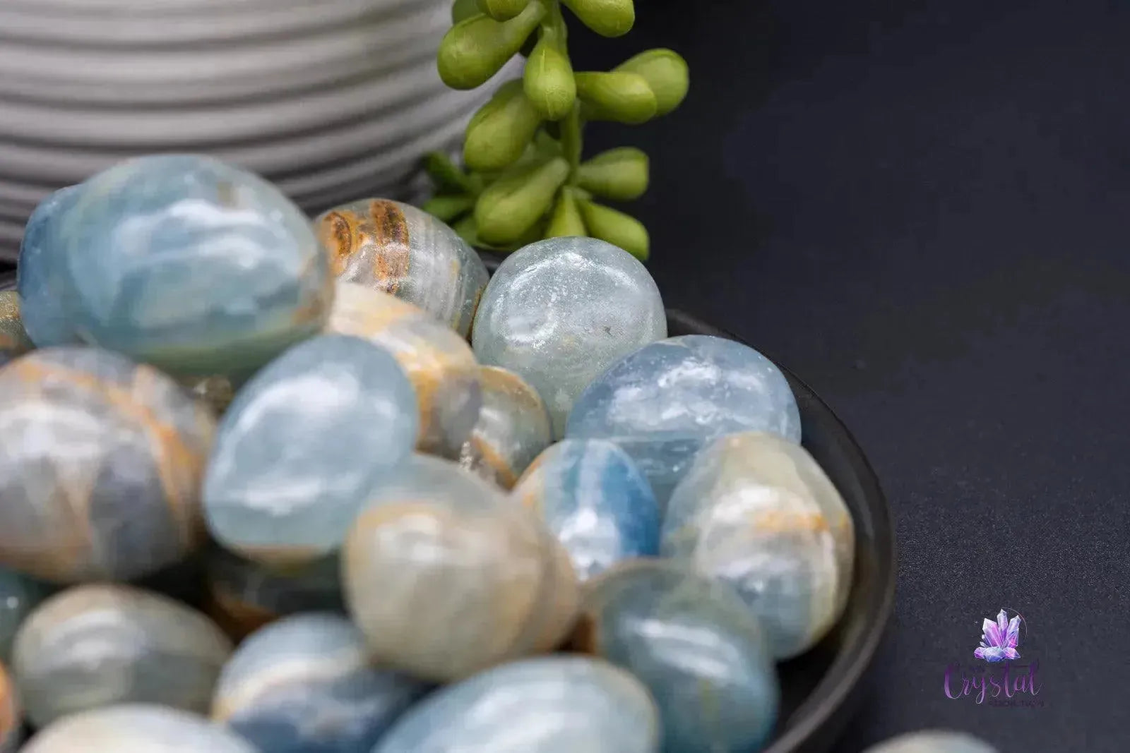 Blue Onyx Tumble - My Crystal Addiction