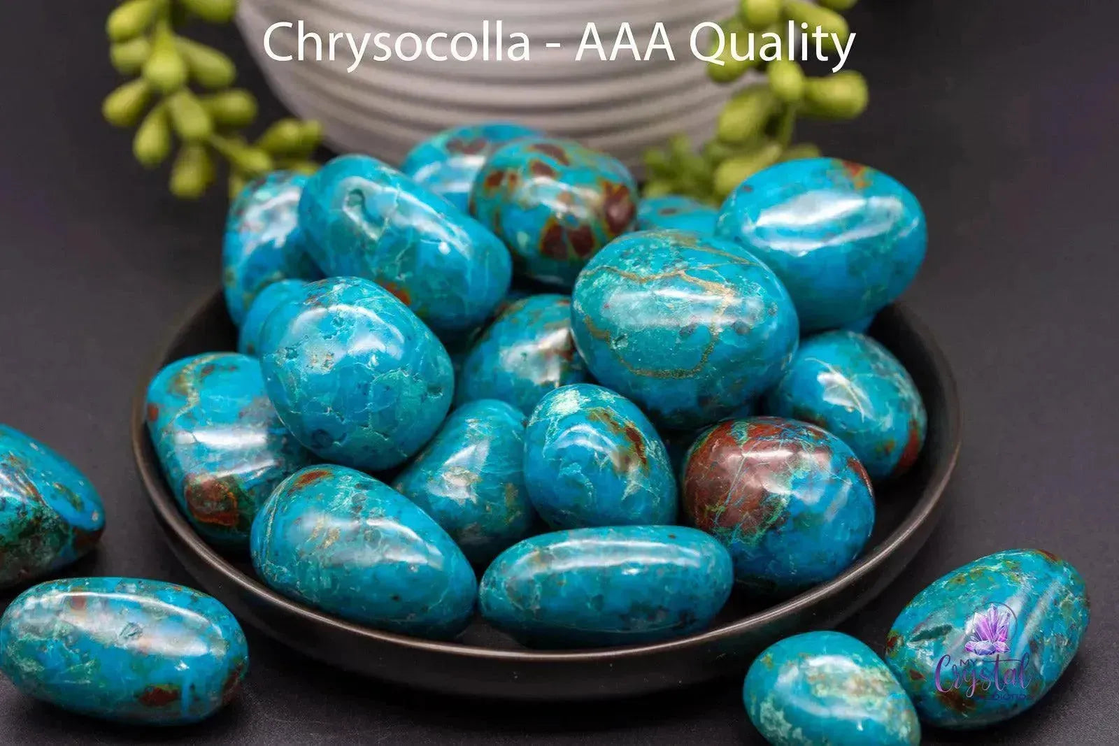 Chrysocolla Tumble - My Crystal Addiction
