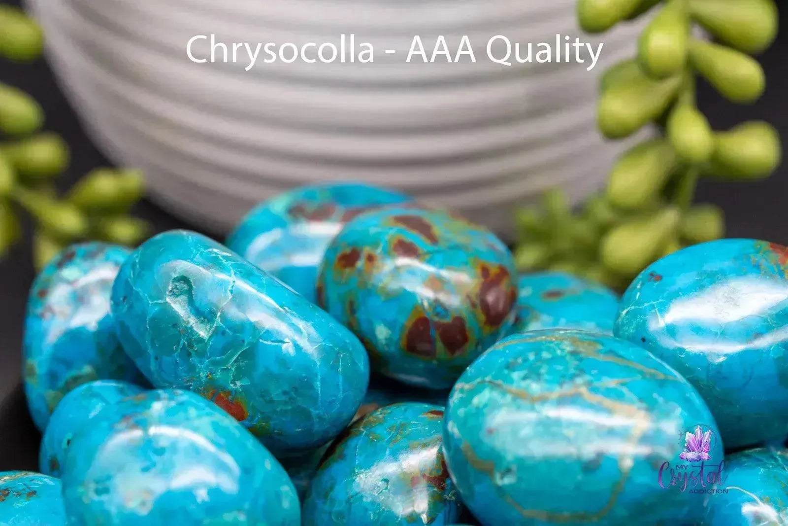 Chrysocolla Tumble - My Crystal Addiction