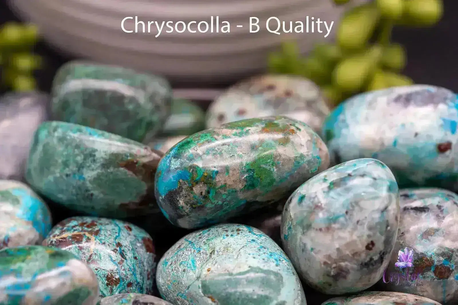 Chrysocolla Tumble - My Crystal Addiction