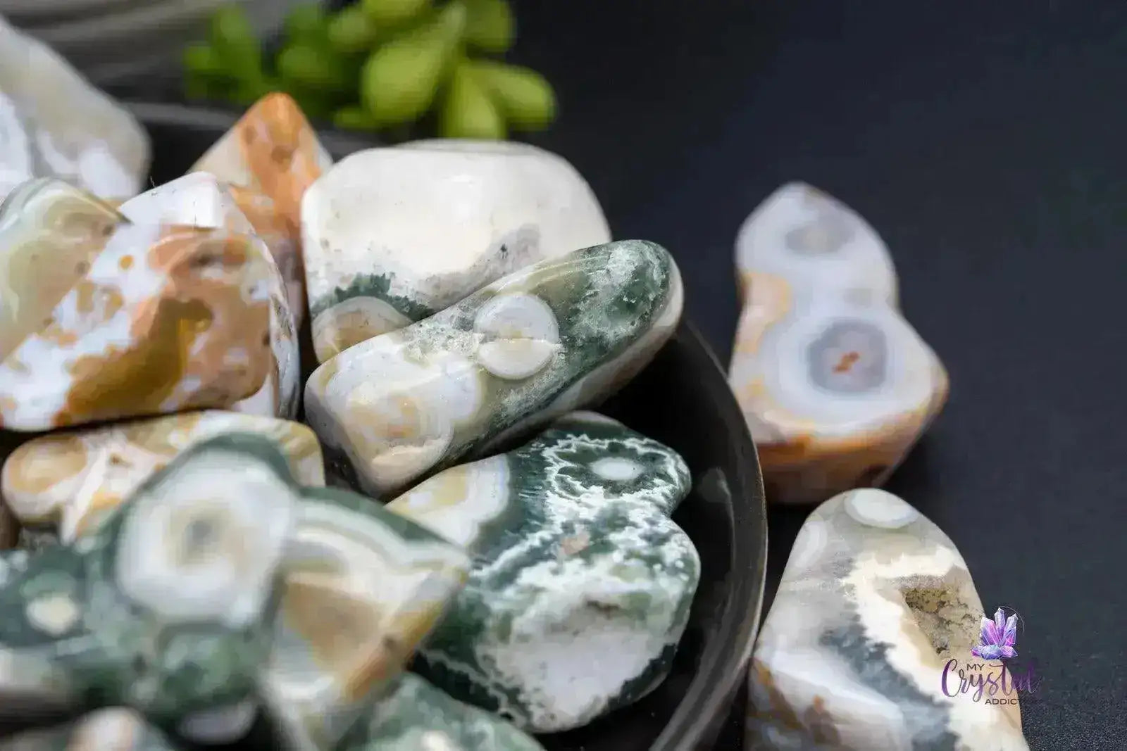 Ocean Jasper Tumble - Old Stock Orbs - My Crystal Addiction
