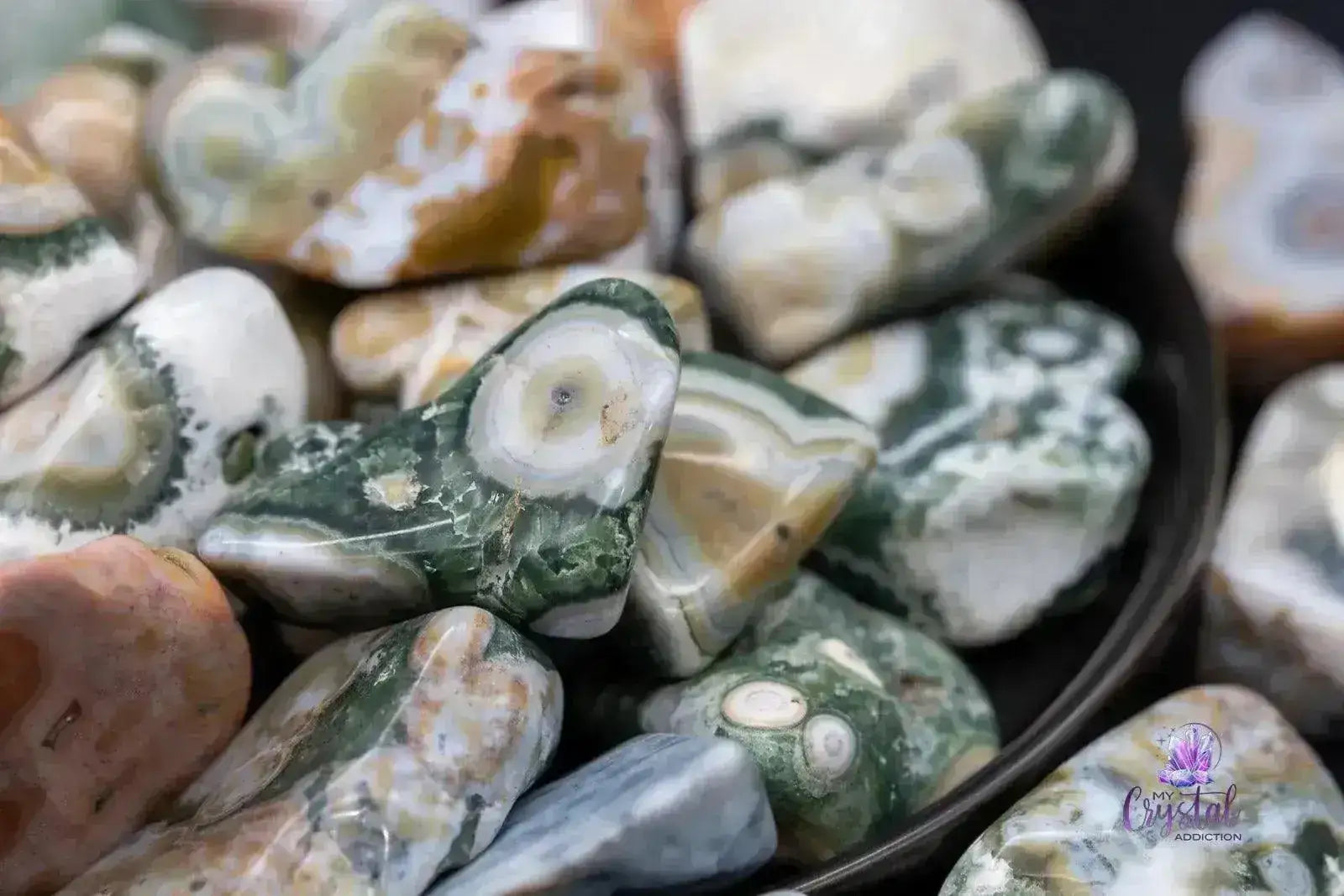 Ocean Jasper Tumble - Old Stock Orbs - My Crystal Addiction