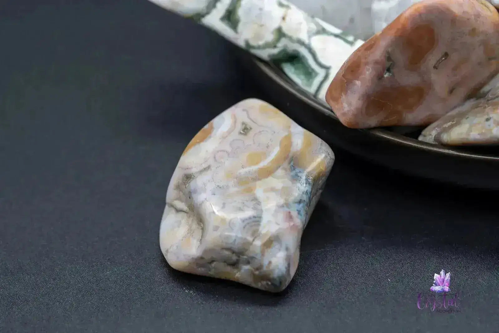 Ocean Jasper Tumble - Old Stock Orbs - My Crystal Addiction