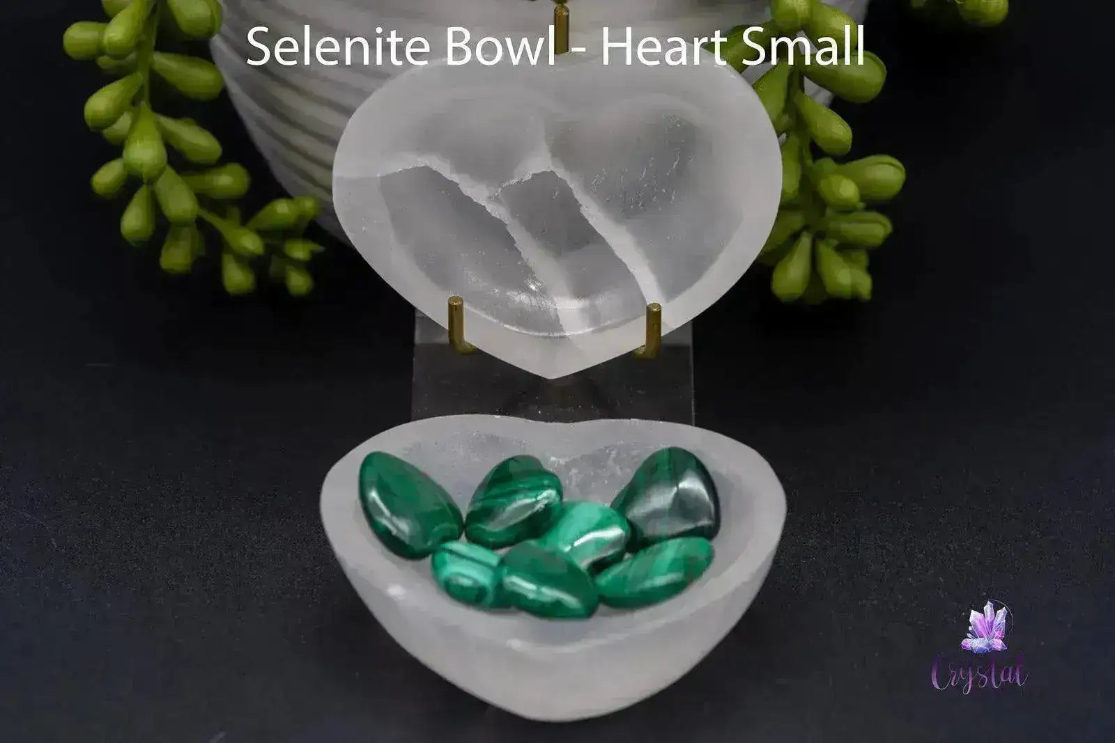 Selenite Bowl - Heart 2.2"-4" - My Crystal Addiction