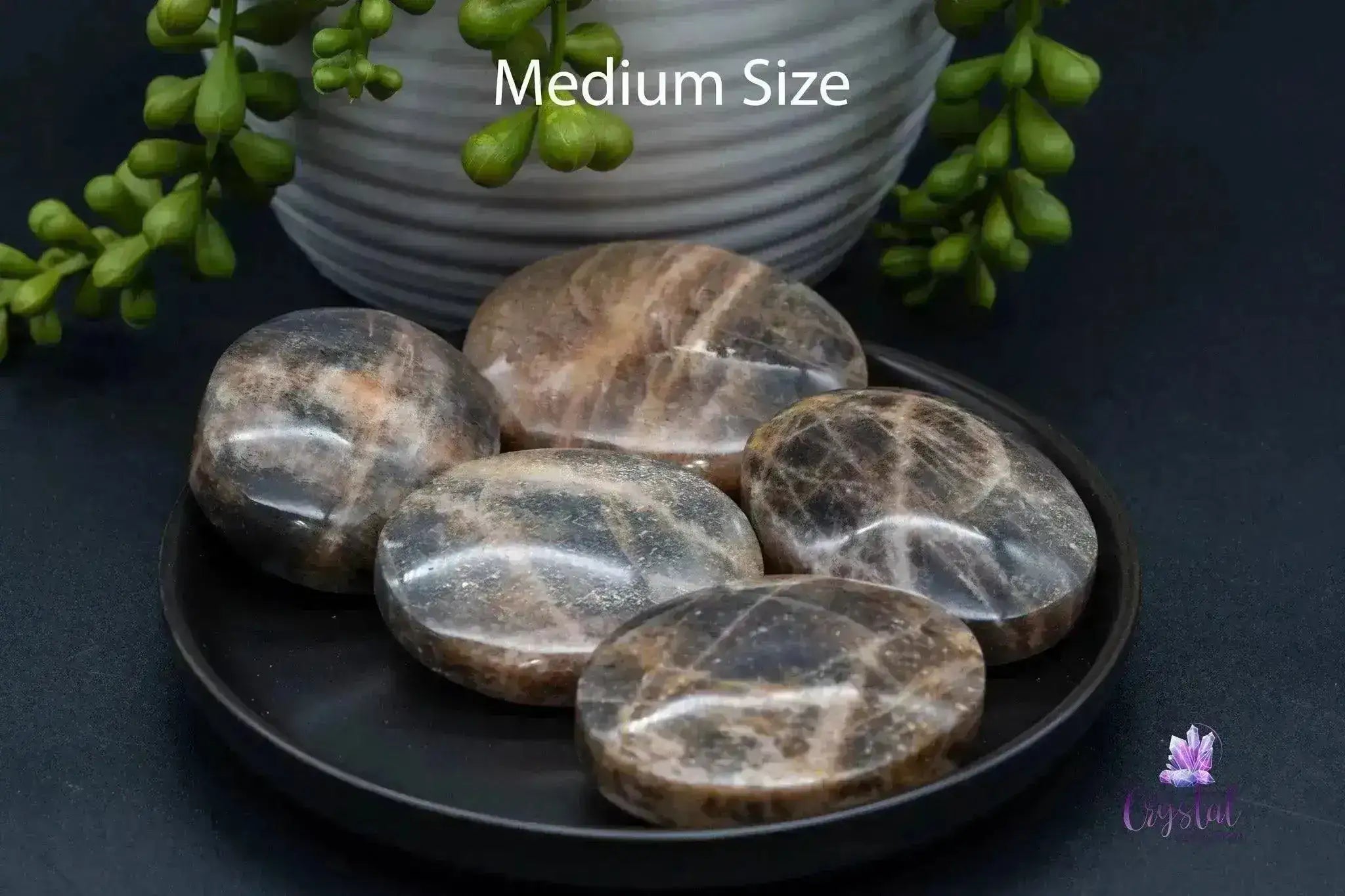 Rainbow Lattice Black Sunstone - My Crystal Addiction
