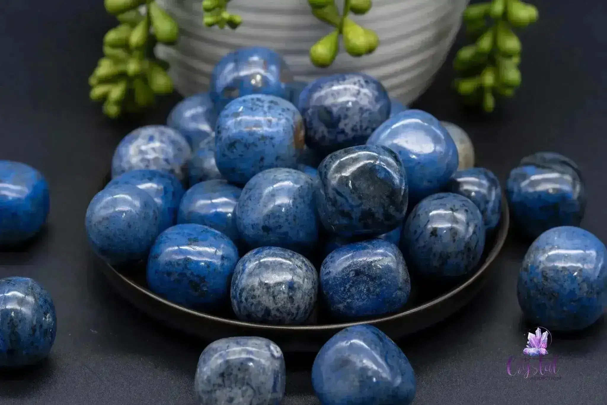 Dumortierite Tumble - My Crystal Addiction